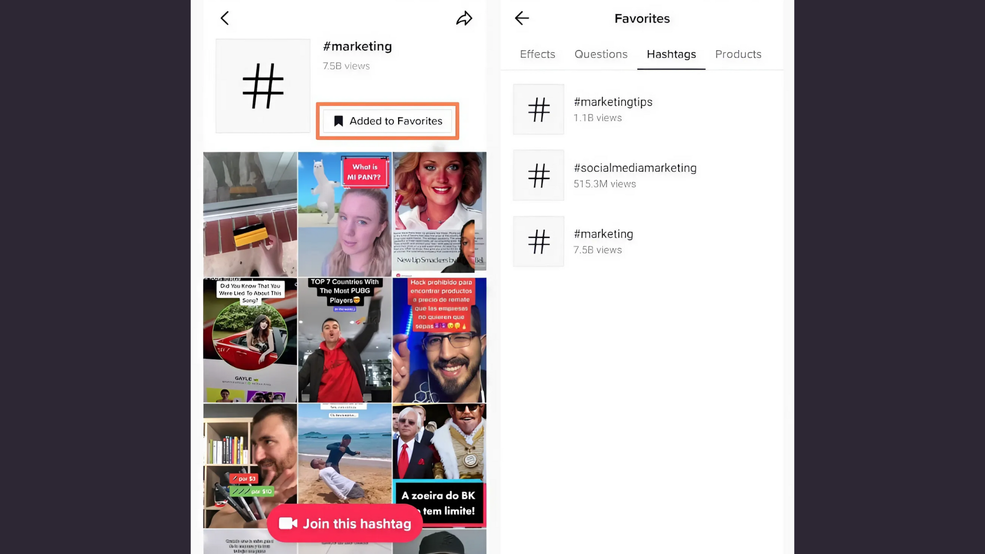 tim-kiem-video-theo-hashtag-tren-tiktok